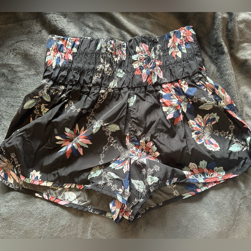 Free People Movement Floral Running Shorts